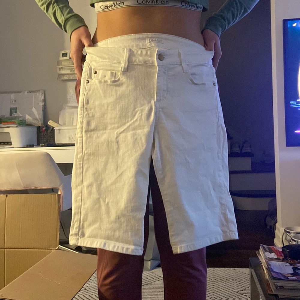 Guess by Marciano jean bike shorts in size 27US